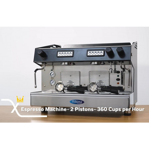 MAXIMA Espresso kávovar - 2 pákový - 360 šálok/hod