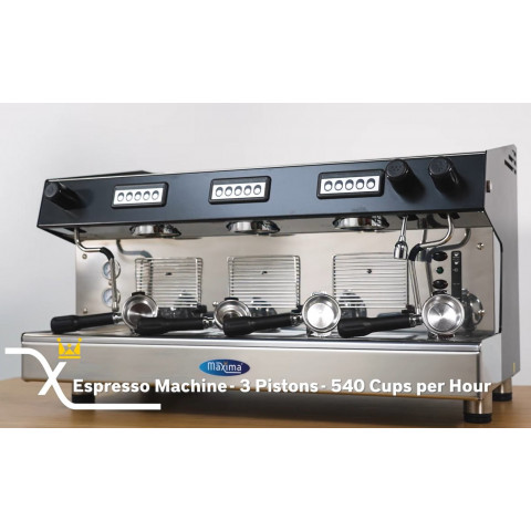 MAXIMA Espresso kávovar - 3 pákový - 540 šálok/hod