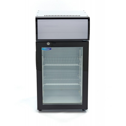MAXIMA Display presklenná barová chladiaca skriňa, 50 l