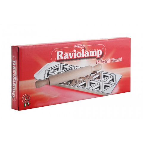IMPERIA Tortelli classici forma na ravioli s valcom na cesto - 18 delení