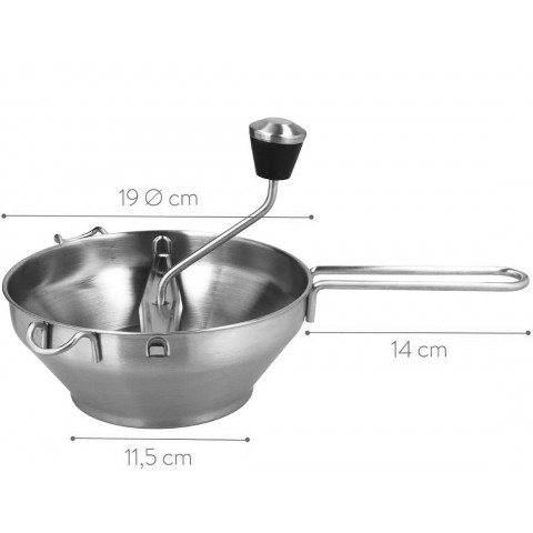 GAMMO ručný pasírovač s 3 vložkami - 190 mm