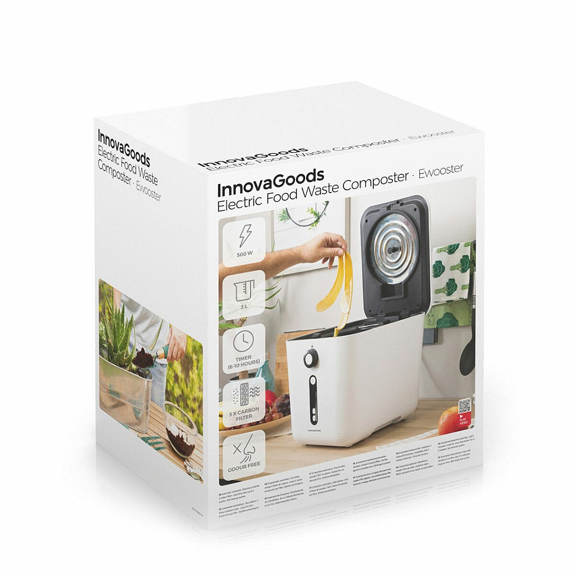 INNOVAGOODS elektrický kompostér - 3 litre