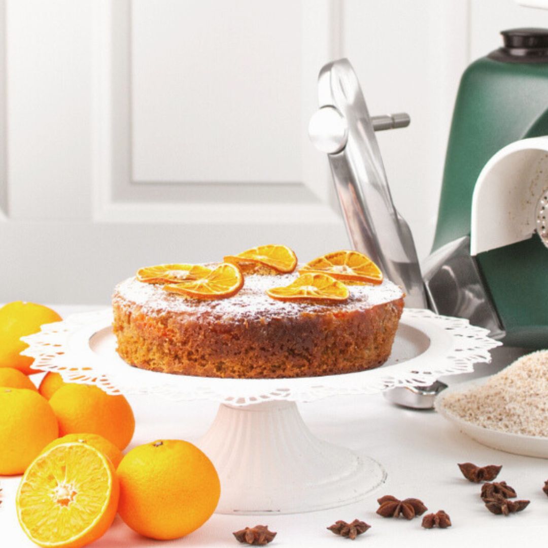 Recept na bezlepkový mandľovo-mandarínkový koláč